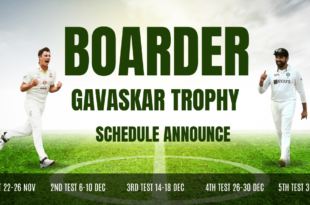 India vs Australia 2024 Test Series Border-Gavaskar Trophy