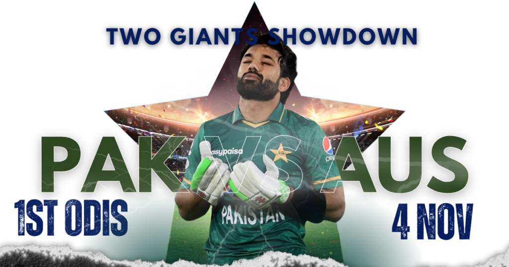 PAK vs AUS 1st ODI Playing XI