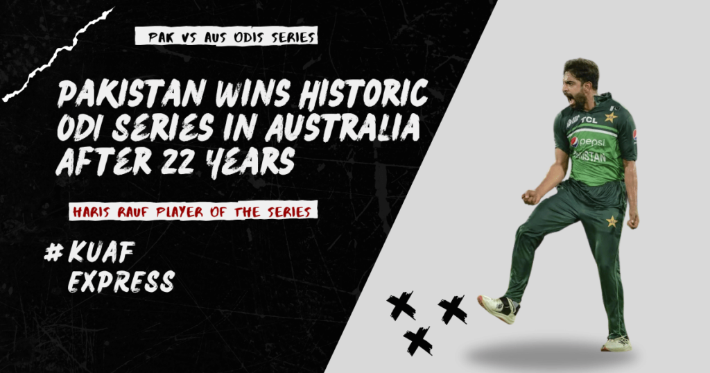 Pakistan Wins Historic ODI Series in Australia After 22 Years