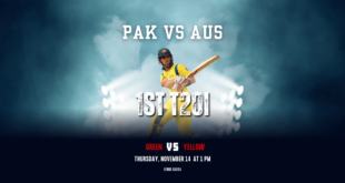 Pakistan vs Australia 1st T20i