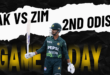 Pakistan vs Zimbabwe 2nd ODI