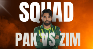 Pakistan's Playing XI for the Second ODI Against Zimbabwe